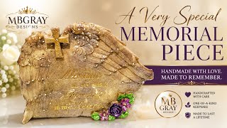 💖 Beautiful Resin Memorial Piece | Always In My Heart | DIY Resin Keepsake | MBGray Designs