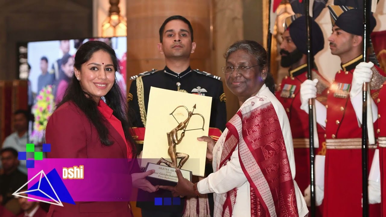 Hon. President of India, Smt. Droupadi Murmu confers prestigious National Sports Awards Winners 2022.