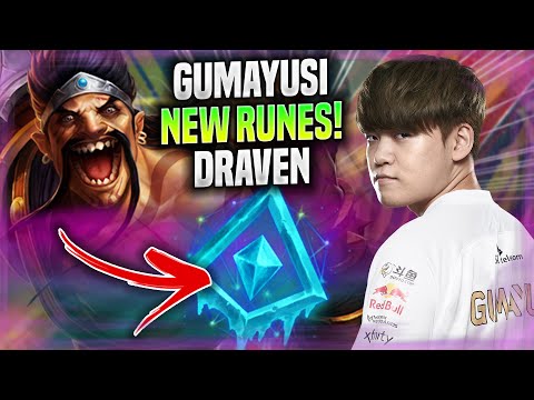 GUMAYUSI TRIES DRAVEN WITH NEW RUNES! - T1 Gumayusi Plays Draven ADC vs Jinx!