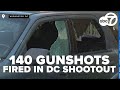 Shootout in Washington DC leaves cars, windows, apartments destroyed as residents pick up the pieces