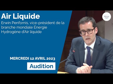 Hydrogène : audition d'Air Liquide