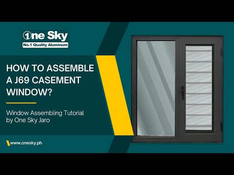 How to assemble a J69 Casement Window? - Window Assembling Tutorial by One Sky Jaro
