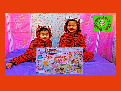Kids Balloons and Toys DIY Fruitcake Happy Interaction DIY Play Game Set for Happy Children Video