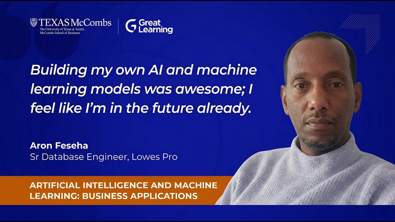 Aron Learning Experience With the UT Austin AI & ML Program