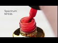 FOX Spectrum gel varnish No. 036 (red-orange, neon), 7 ml