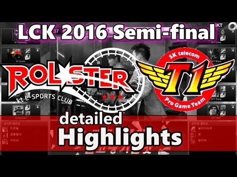 [nexus siege]KT Rolster vs SK Telecom T1 LCK 2016 Summer Semi final Highlights