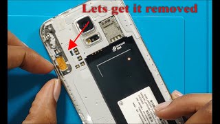 Samsung Galaxy S5 Power and Volume Button removal Starting S5 with Defective Power Ribbon - Part 2
