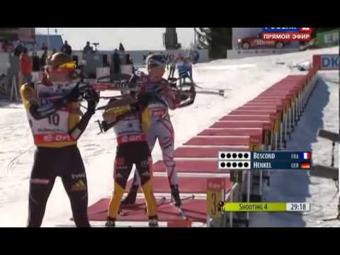 Биатлон 7-й этап Женщины Масс - старт 03.03.2013