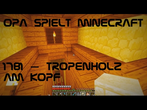 Opa spielt Minecraft 1781 – Tropenholz am Kopf