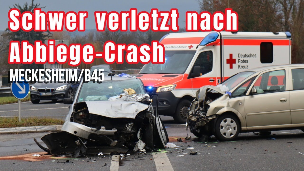 Schwerer Unfall auf der B45 bei Meckesheim
