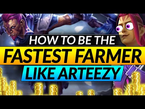 How to be THE FASTEST FARMING CARRY - ARTEEZY's BROKEN Farming Patterns on Anti Mage - Dota 2 Guide