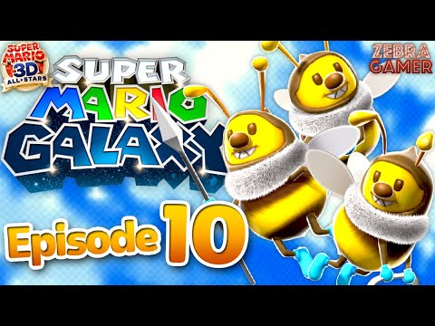 Super Mario Galaxy Gameplay Walkthrough Part 10 - Gold Leaf Galaxy! - Super Mario 3D All-Stars