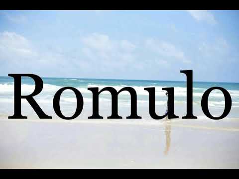 How To Pronounce Romulo🌈🌈🌈🌈🌈🌈Pronunciation Of Romulo