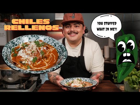My Chiles Rellenos Recipe | Cheesy Stuffed Poblanos + Mama Z Tips