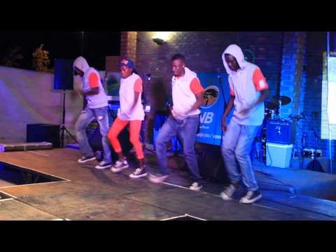 Moshako performing at Miss Outapi 2014