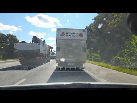 Around the Uppsala city | Experience the city road by car | Summer in Uppsala