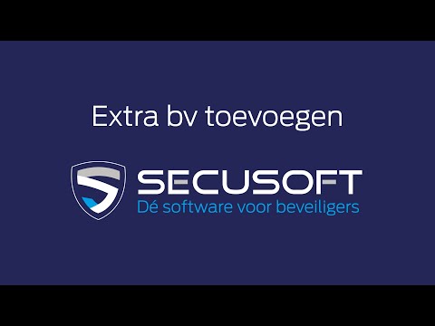 Mijn bedrijven splitst jouw bv's - Secusoft, dé software voor beveiligers