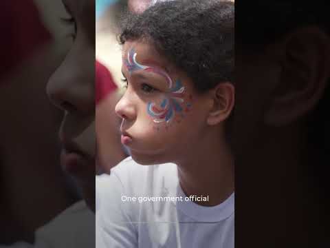 Caracas park helps children cope through activities after twin quakes | AJ #shorts
