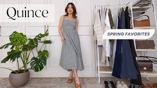 THE ULTIMATE QUINCE SPRING BUYING GUIDE | The best shorts, dresses, and tops for warmer weather!