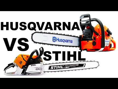 HUSQVARNA & STIHL CHAINSAWS DROPPING TIMBER - THE RESULTS ARE INSANE!