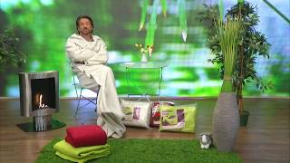 Fleece-Kuscheldecke mit Ärmeln, weinrot