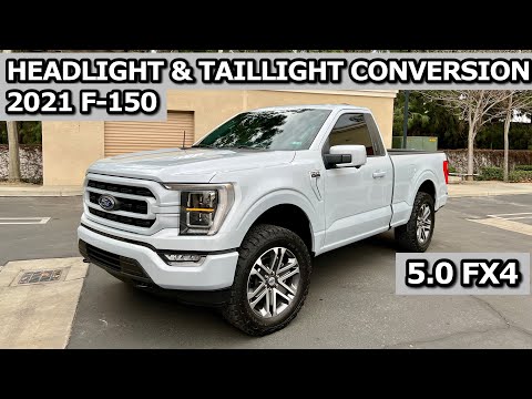 2021 F150 Single Cab with LED lights PART 5