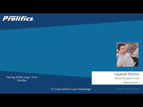 Parsing JSON using C from #Panther