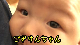 【育児Vlog】元気に抱っこされてる！！【生後２ヶ月 赤ちゃん】