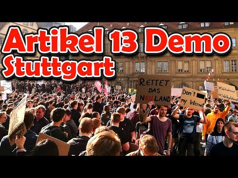 Artikel 13 Demo Stuttgart | Meine Eindrücke