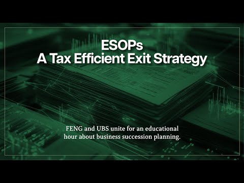 ESOPs  A tax efficient exit strategy