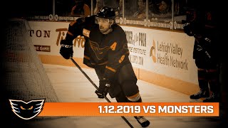 Monsters vs. Phantoms | Jan. 12, 2020