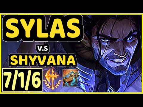 BLABER (SYLAS) vs SHYVANA - 7/1/6 KDA JUNGLE CHALLENGER GAMEPLAY - NA