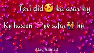 Sadqa TereIshq Ka! Whatsapp Status