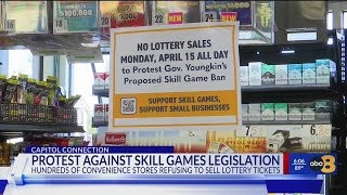 Small business owners pause lottery sales to protest Youngkin’s changes to a bill meant to legalize