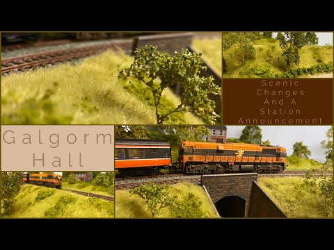 Building A OO Gauge Model Railway: Scenic Changes And A Station Announcement