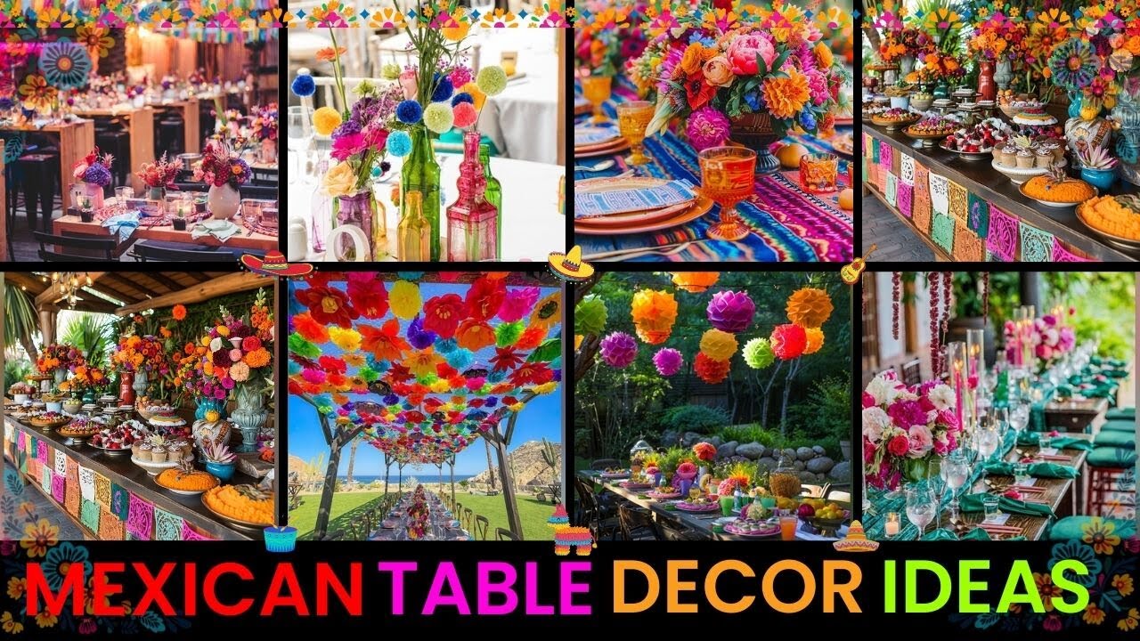 110+ Vibrant Mexican Table Decoration Ideas 2026 & Cinco de Mayo Tablescape for Fiesta Party