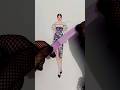 Rate This Design 1 To 10 Made With Washi Tape Art Artwork Draw Dress Painting Fashion Design