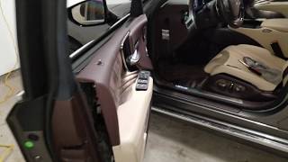2018 Lexus LS500 door panel removal