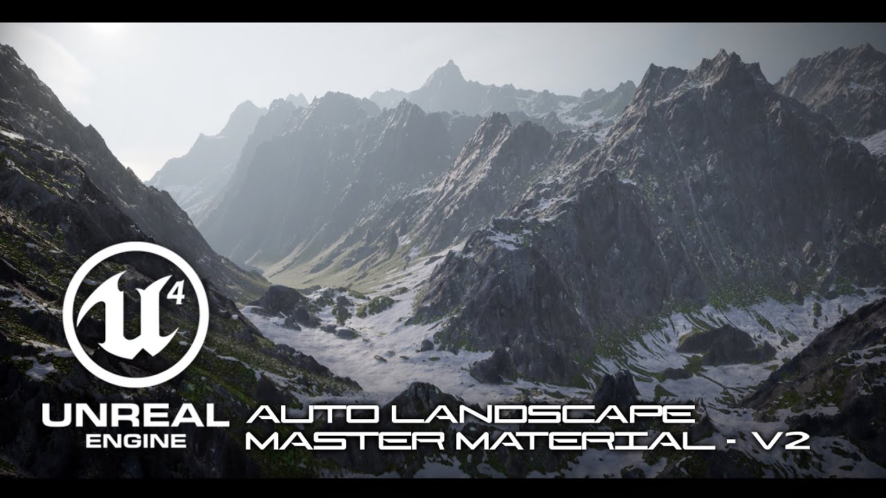 Tutorial: UE4 Auto Landscape Master Material V2 - Setup
