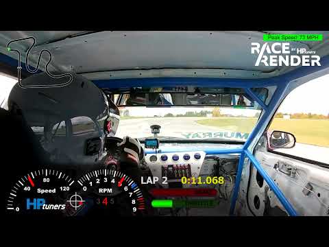Gingerman Raceway 1:41.6 GLTC Testing Honda Civic K24 EK Hatch Best lap 10/16/22 Gridlife