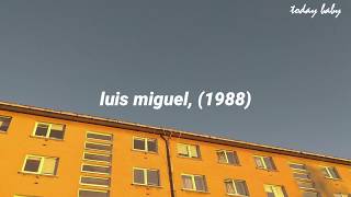 ((1988)) Luis Miguel: Fría como el viento, letra.