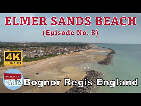 Beachwalk Episode No.8- Elmer Sands Beach | Bognor Regis England- with Captions/Subtitles (4K/60fps)