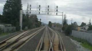 preview picture of video 'Caltrain Menlo Park to San Carlos Express'