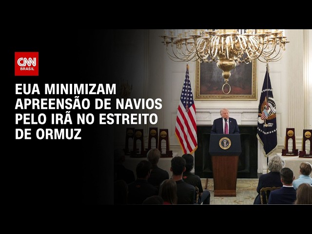 Estreito de Ormuz: Apreensão de navios não é violação do cessar-fogo, diz Casa Branca | CNN 360º