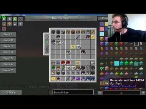 Tinkers Construct 1.6.4 Live tutorial series!!!
