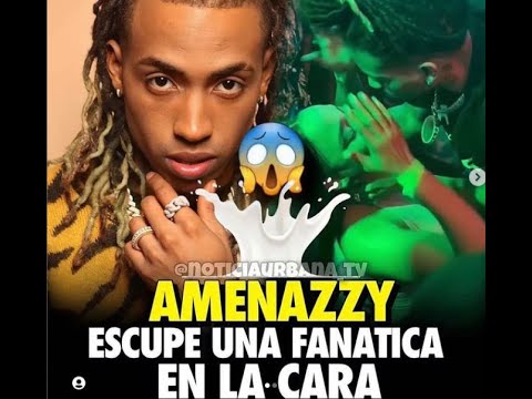 QUEE😱! #Amenazzy Le Escupe La Cara A Una Fans en Vivo!!!👀😨🤦🏻‍♂️