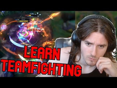 this student got a lead but had NO IDEA how to teamfight with Yasuo... [Challenger Coaching Mid]