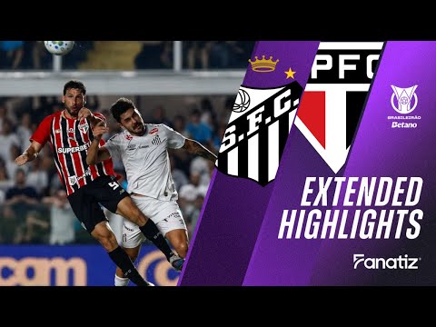 Santos vs Sao Paulo 1-1 | Game Highlights | Brasileirão 2026