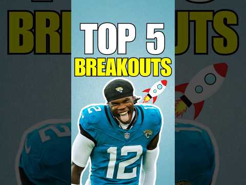 Top 5 2ND HALF BREAKOUTS for 2025 Fantasy Football 🚀