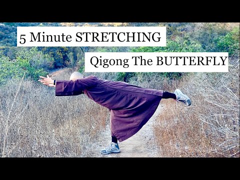 STRETCH, BALANCE | 5 Minute Qigong The BUTTERFLY